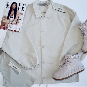 FEAR OF GOD ESSENTIALS ‘Wheat’ Coach Jacket